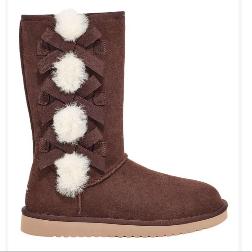 UGG Koolaburra Suede Tall Victoria Boots Size 10